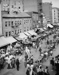 Jüdischer Markt an der East Side, New York, N.Y., ca. 1890-1901
